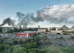МЧС объяснило причину появления огромного столба дыма в Волгограде
