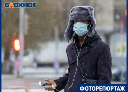 Волшебство первого снега на волгоградских улицах в объективе фотографа 