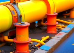 Газовую трубу пробили на севере Волгограда