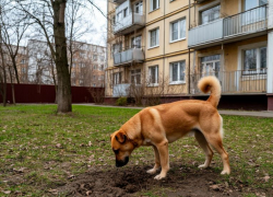 Снег растаял, а фекалии нет: волгоградских собачников ткнули носом в пахучие кучки