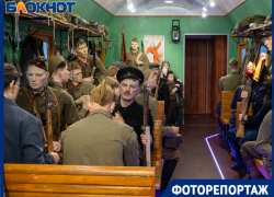 Волгоград посетил необычный музей «Поезд Победы»