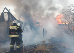 Волгоградец не выбрался целым из загоревшейся бани
