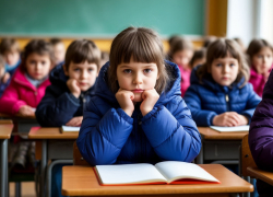 «Дети и учителя в пуховиках»: на отопление пожаловались в 65-й школе Волгограда