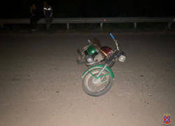 Мотоциклист попал в больницу после встречи с коровой на трассе под Волгоградом