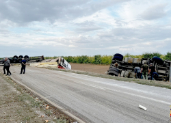 Под завязку забитая фура убила водителя на трассе под Волгоградом