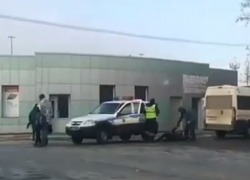 Видео со «сбитой» сотрудником ГИБДД волгоградкой прокомментировали в МВД 