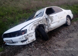 Водитель фуры пустился в бега после столкновения с Toyota на встречной полосе в Волгоградской области