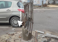 Воплощением русского «авось» стал разрушенный столб в Волгограде