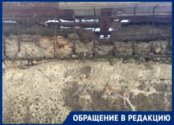 Ждут пока на голову упадет: УК «Управление жилищным фондом Советского района» открещивается от ремонта опасного балкона