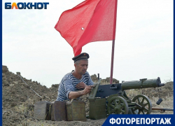 Реконструкция боев за Сталинград прошла на Мамаевом кургане