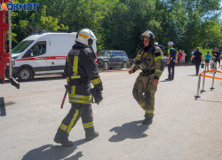 Воздух проверили на юге Волгограда после пожара на НПЗ