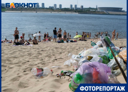 В ожидании официальных пляжей волгоградцы загорают на кучах мусора