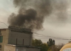 Загорелся строительный рынок на Тулака в Волгограде