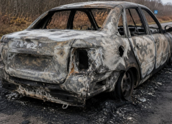 Мужчина заживо сгорел в Lada Granta под Волгоградом