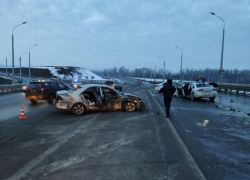  Toyota  протаранила Audi  на трассе «Волгоград – Волжский»: пострадали двое взрослых и трое детей