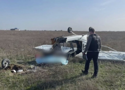 Опубликовано видео с места падения самолета под Волгоградом