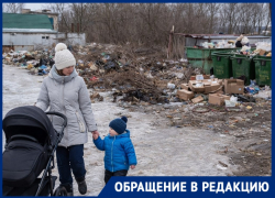 Волгоградка родила второго ребенка, а свалку так и не убрали 