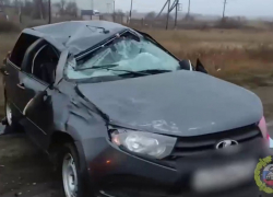 Жуткая смертельная авария произошла на трассе под Волгоградом: пассажир Lada  погиб