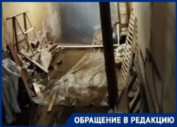 Зловещий потоп в 5-этажке показали волгоградцы 