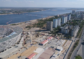 Застройщик «Волгоград Арены» заявил о завершении строительства