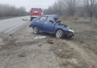 Водитель погиб в жутком лобовом ДТП с Haval под Волгоградом: видео с места 