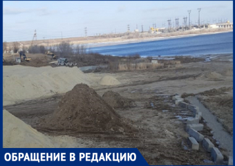 Очистные сооружения на месте пляжа строят на Спартановке: волгоградцы бьют тревогу