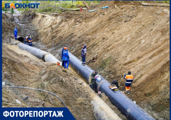 Пока ползут слухи о новом прорыве: фоторепортаж с места аварии в пойме Волгограда