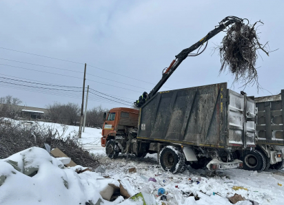 Свалку объемом 500 кубометров ликвидирует ЭкоЦентр