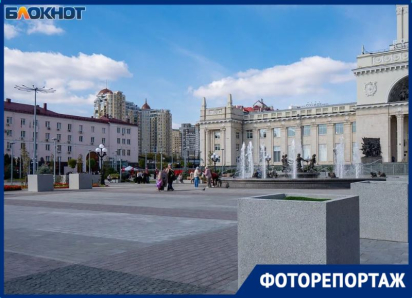 Пальмы исчезли с обновленной Привокзальной площади в Волгограде 