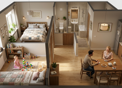 Двухкомнатные квартиры с удобной планировкой и инфраструктурой нашли в Волгограде