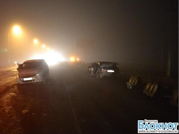 В Волгограде в результате лобового удара погиб водитель иномарки