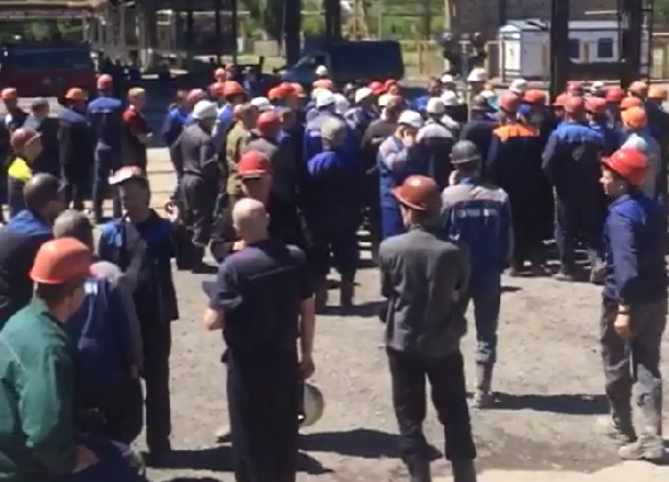 Забастовка рабочих «Красного Октября» попала на видео в Волгограде