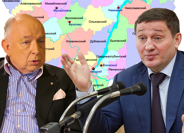 Фактический хозяин Волгограда встретился с губернатором региона Андреем Бочаровым