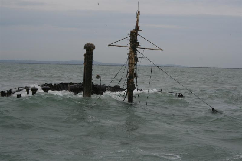 Затонувшие корабли в азовском море