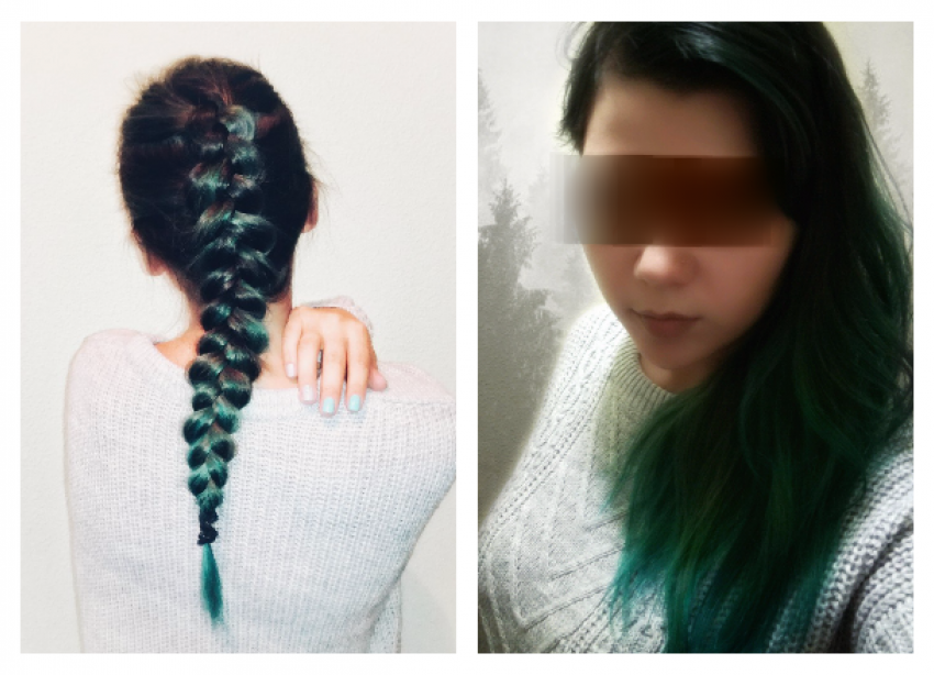 Зеленоволосую красавицу волгоградцы сравнили с зомби