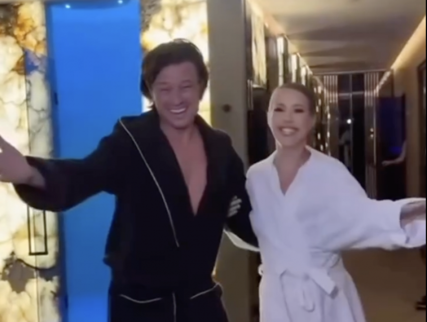 Ксения Собчак на свой день рождения  поделилась видео с Прохором Шаляпиным 