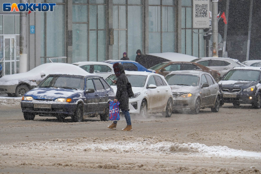 Метель обрушилась на Волгоградскую область