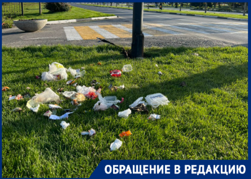 Туристов в волгоградском аэропорту встретила внушительная куча мусора