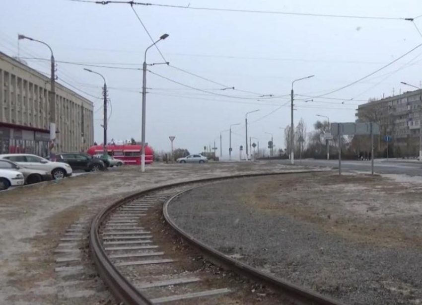 Об уничтожении трамвайного кольца на 7-ой Гвардейской заявили на видео волгоградцы