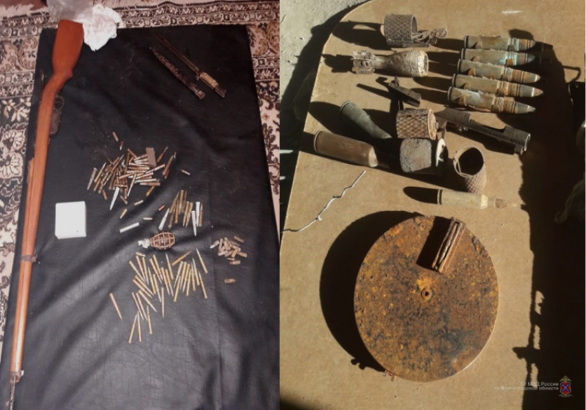 Пулемет и гранаты нашли в доме 55-летнего жителя Волгоградской области