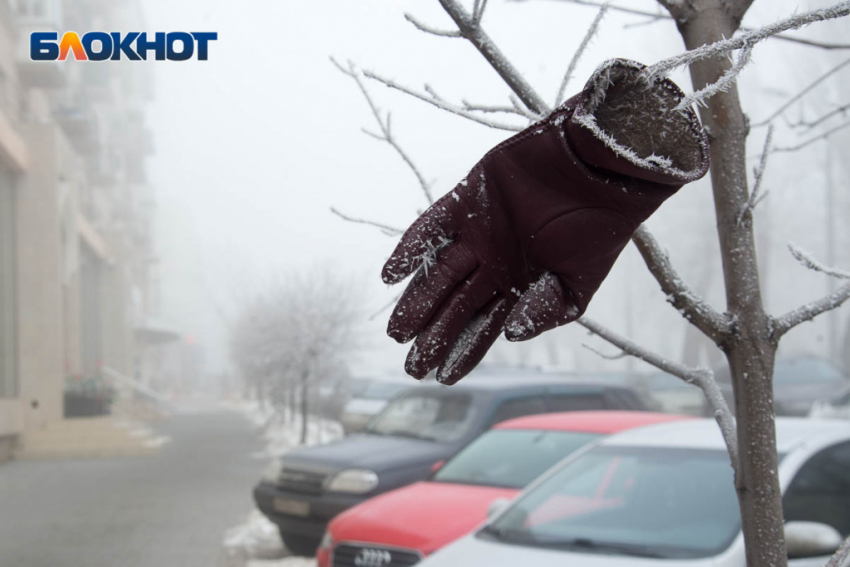 В Волгоградской области 19 ноября синоптики обещают мороз до -18º