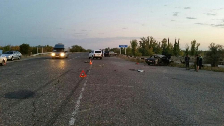  Пьяный водитель «шестерки» протаранил «Ниву» под Волгоградом: 3 в больнице