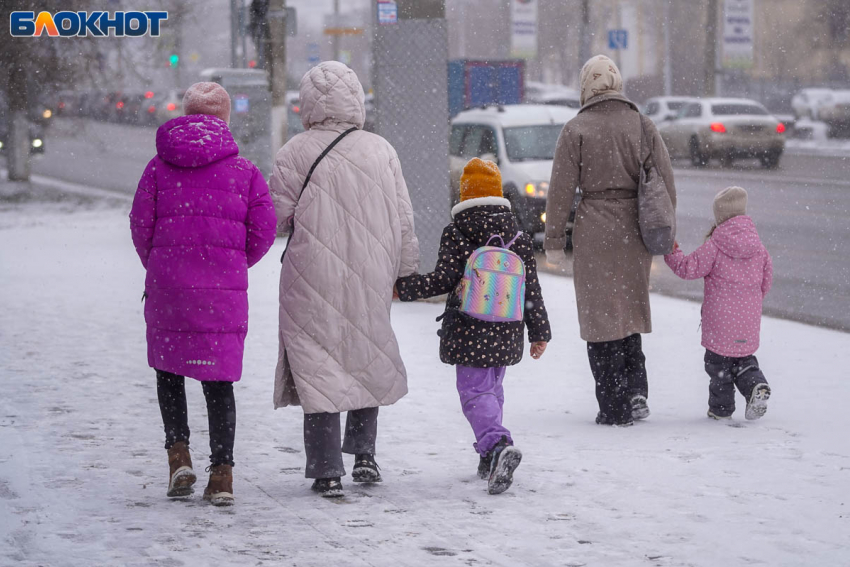 Желтый уровень погодной опасности введен в Волгограде до 29 декабря 