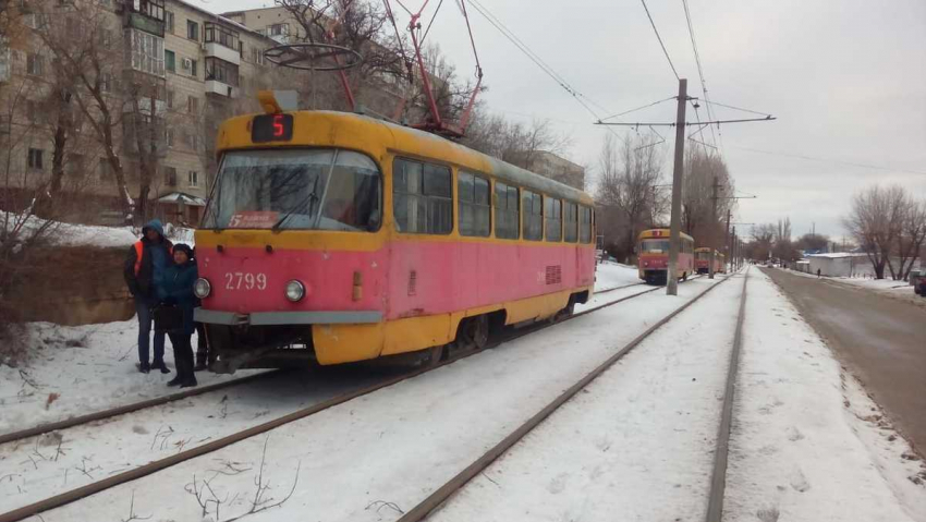 Жители Ворошиловского района в Волгограде остались без трамваев 