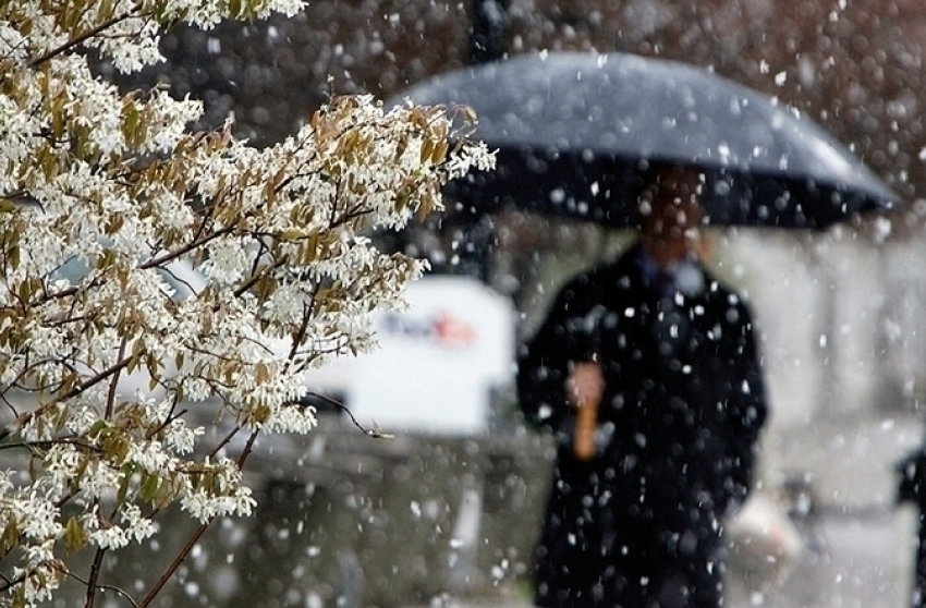 Синоптики обещают волгоградцам дождь со снегом