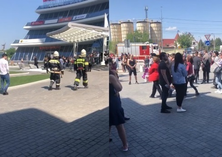 В бизнес-центре «ВолгоградСити» идет эвакуация