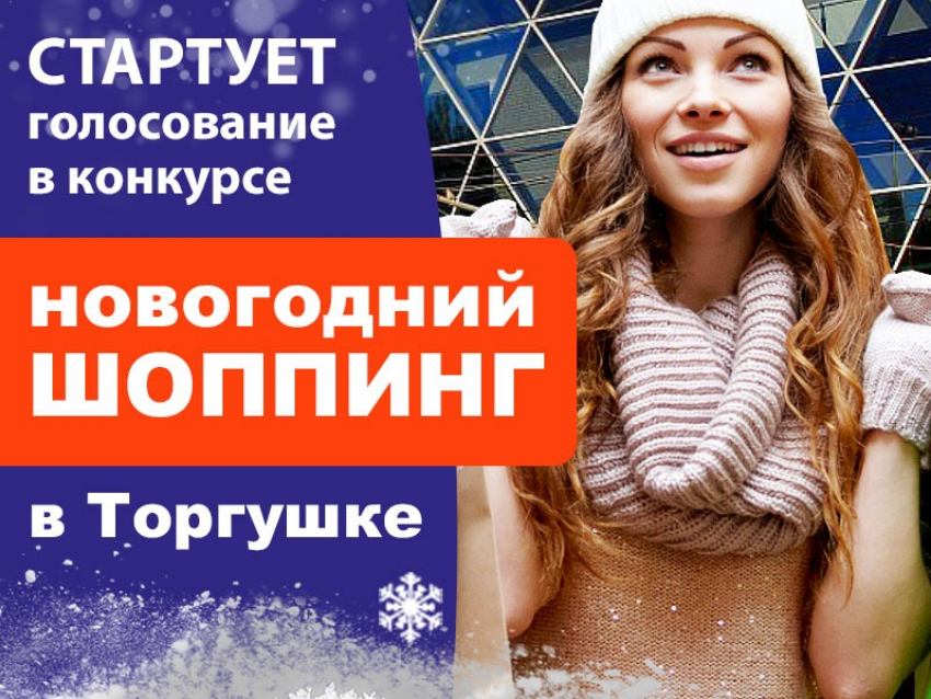 15 декабря стартует голосование в конкурсе «Новогодний шоппинг в торгушке»