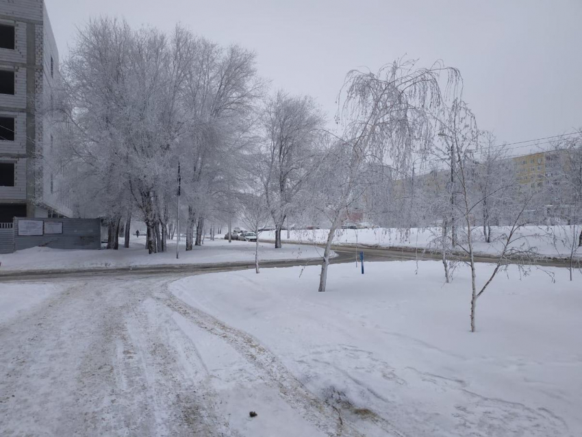 Последний день февраля в Волгограде будет снежным и ветреным