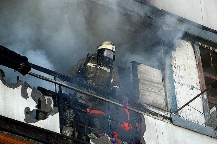Во время пожара под Волгоградом погибла пенсионерка