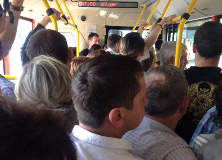 Дорога на работу превратилась для волгоградцев в ад из-за отмены маршруток